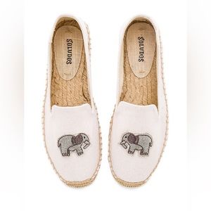 Soludos elephant beaded smoking slipper 
Espradille LIKE NEW